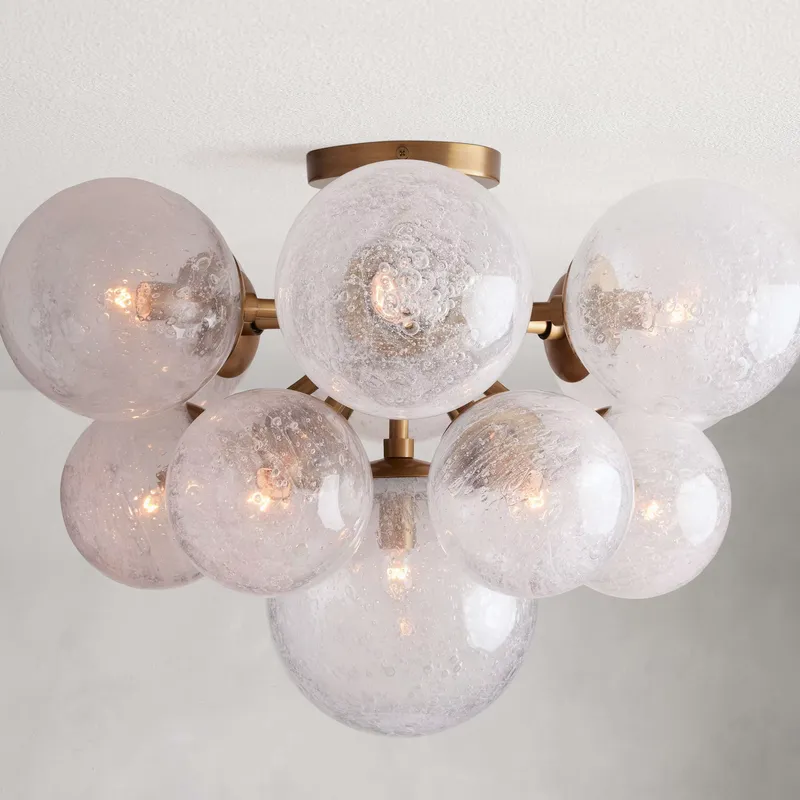 Wedding Led - โคมไฟเพดาน LED ทรงกลมแบบติดเพดาน ดีไซน์โมเดิร์นสไตล์นอร์ดิกเรียบง่าย สร้างสรรค์ เหมาะสำหรับบันได