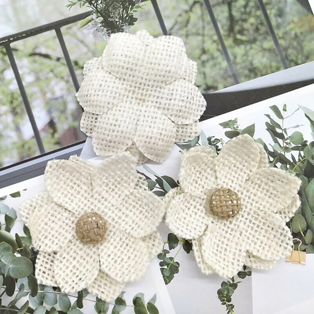 10 ชิ้น Handmade ธรรมชาติ Jute - Wedding Supply Rentals บทวิจารณ์และราคา