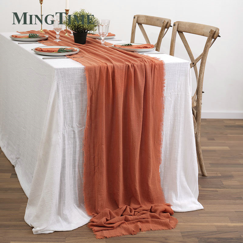 ตารางนักวิ่ง Rustic ผ้าตาข่ายผ - Wedding Supply Rentals บทวิจารณ์และราคา