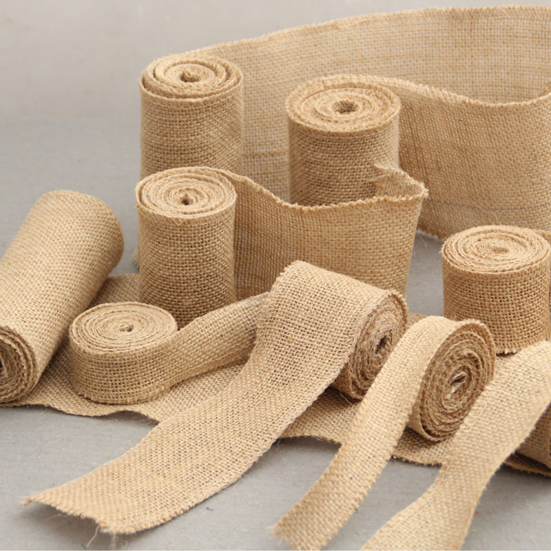 2M/ม้วนธรรมชาติJute Burlapริบบ - Wedding Supply Rentals บทวิจารณ์และราคา