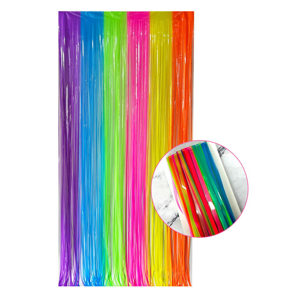 ม่านไฟเรืองแสงหลากสีในที่มืด ม - Wedding Backdrop Curtain บทวิจารณ์และราคา
