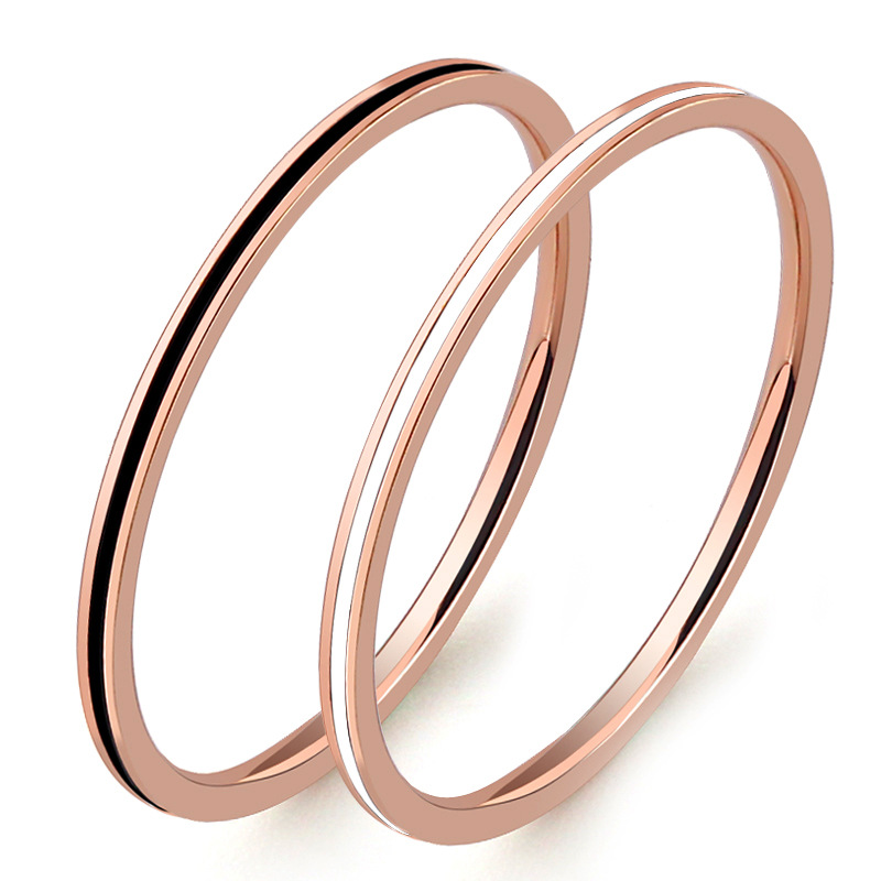 ไทเทเนียมเหล็ก Rose Gold สี 1  - Wedding Zone บทวิจารณ์และราคา
