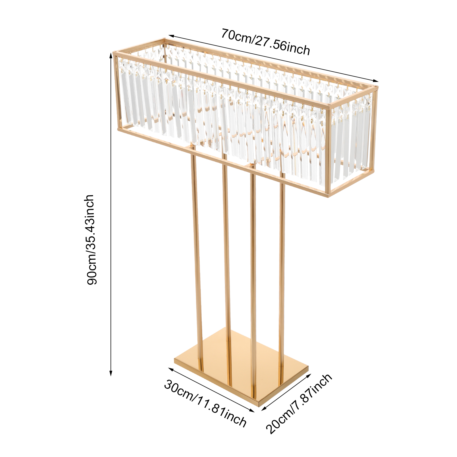 ขาตั้งดอกไม้คริสตัลสำหรับงานแต - Centerpiece Vase Tall บทวิจารณ์และราคา