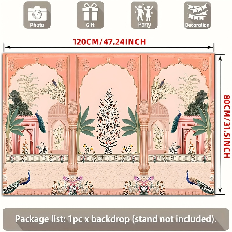 ฉากหลังงานแต่งงานลายดอกไม้แบบโ - Wedding Backdrop Curtain บทวิจารณ์และราคา