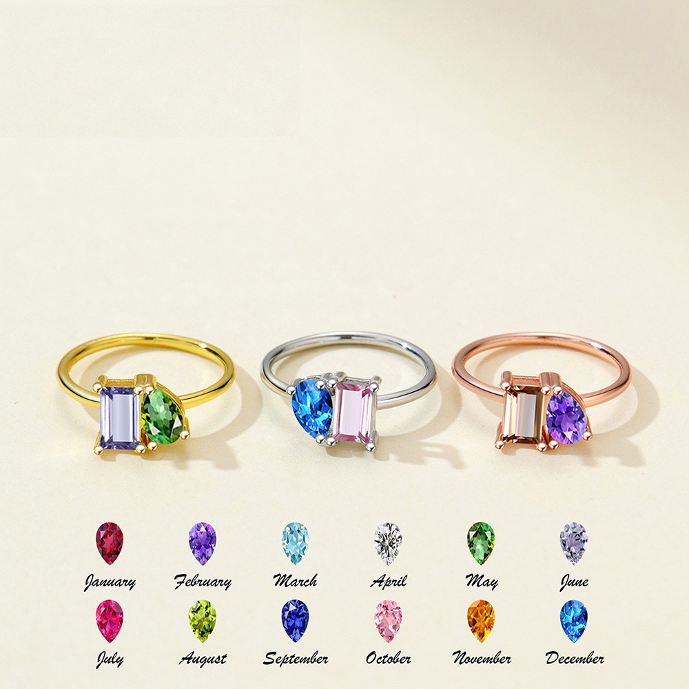 แหวนสไตล์ INS รูปทรงสี่เหลี่ยม - Wedding Zone บทวิจารณ์และราคา