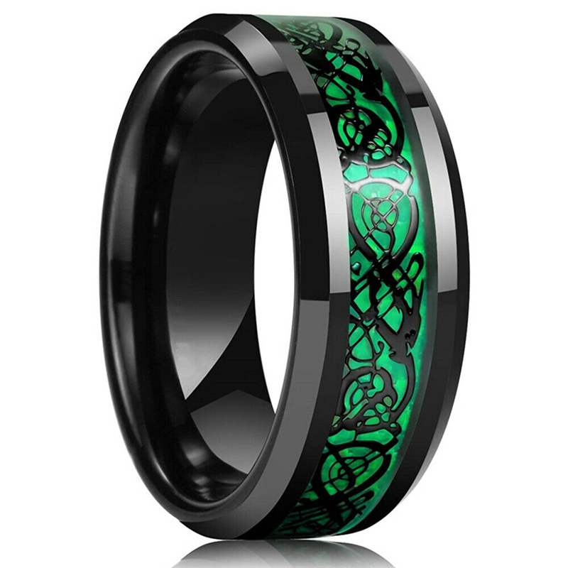 แฟชั่น 8 มม.สแตนเลส Celtic Dra - Wedding Zone บทวิจารณ์และราคา