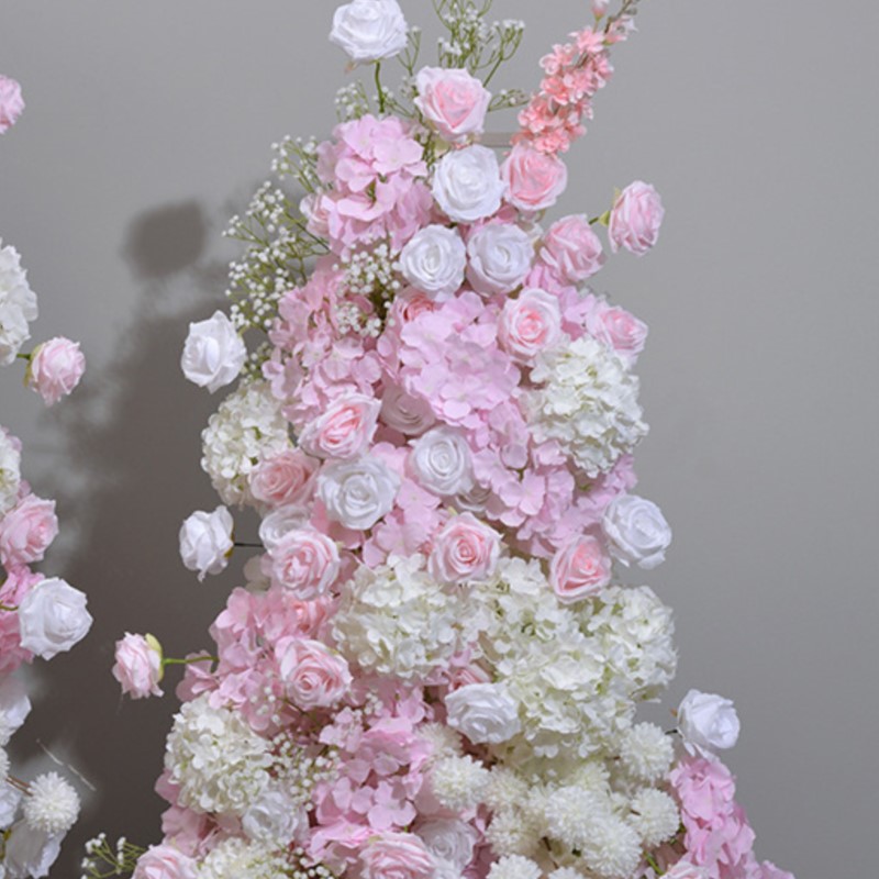 ดอกไม้ประดิษฐ์ 5 มิติ สีชมพู ข - Wedding Arch Flower บทวิจารณ์และราคา